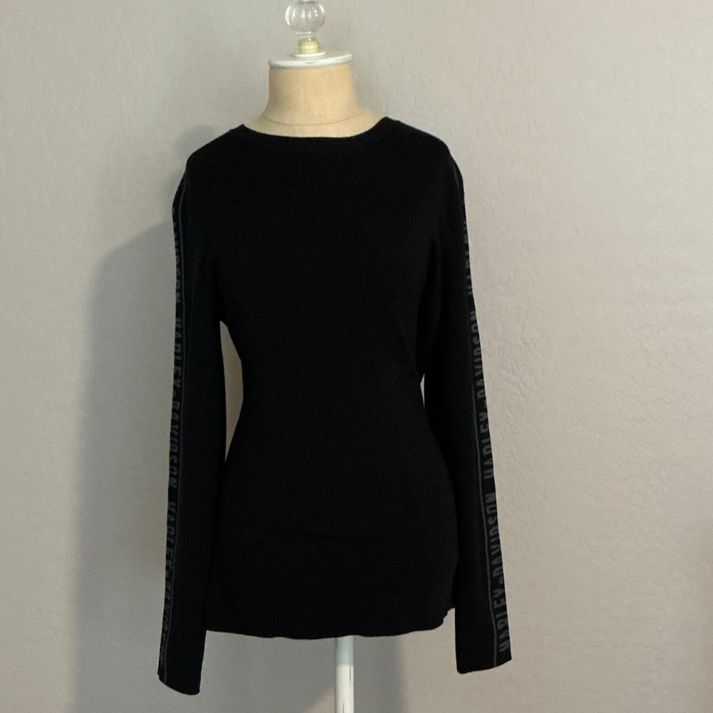 Harley-Davidson Black Crew Neck Sweater
